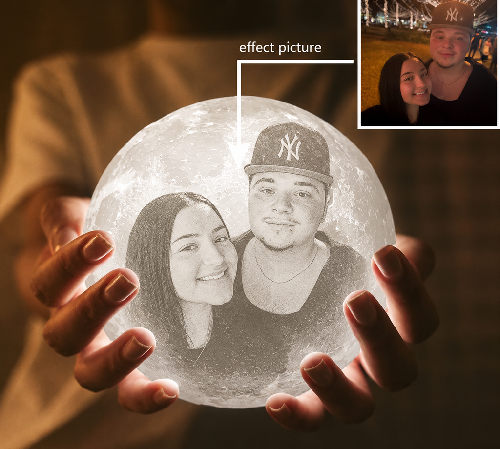 Personalized Moon Lamp