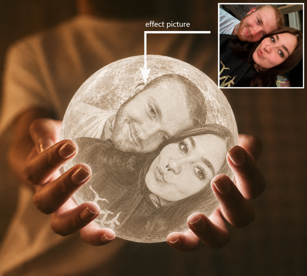Personalized Moon Lamp